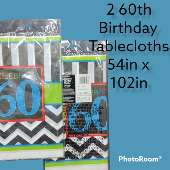 60th Birthday Decorations lot - Picture 2 of 6